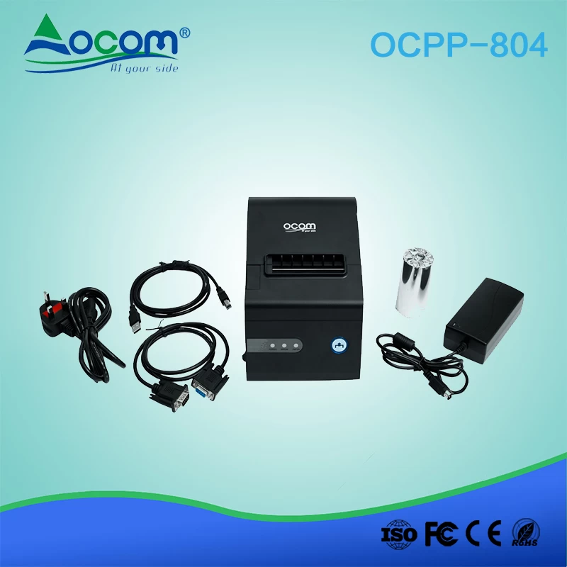 Stampante termica per ricevute 80mm OCPP -804 con taglierina automatica