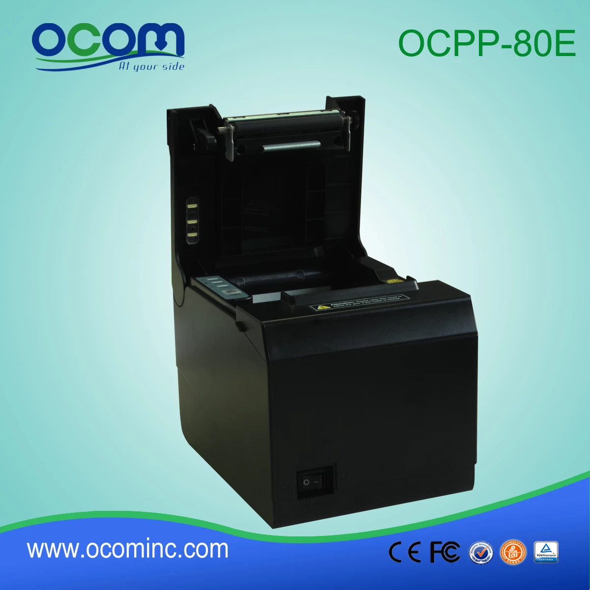 OCPP-80E-US 80mm Thermal Printer With Auto Cutter USB+RS232 Ports