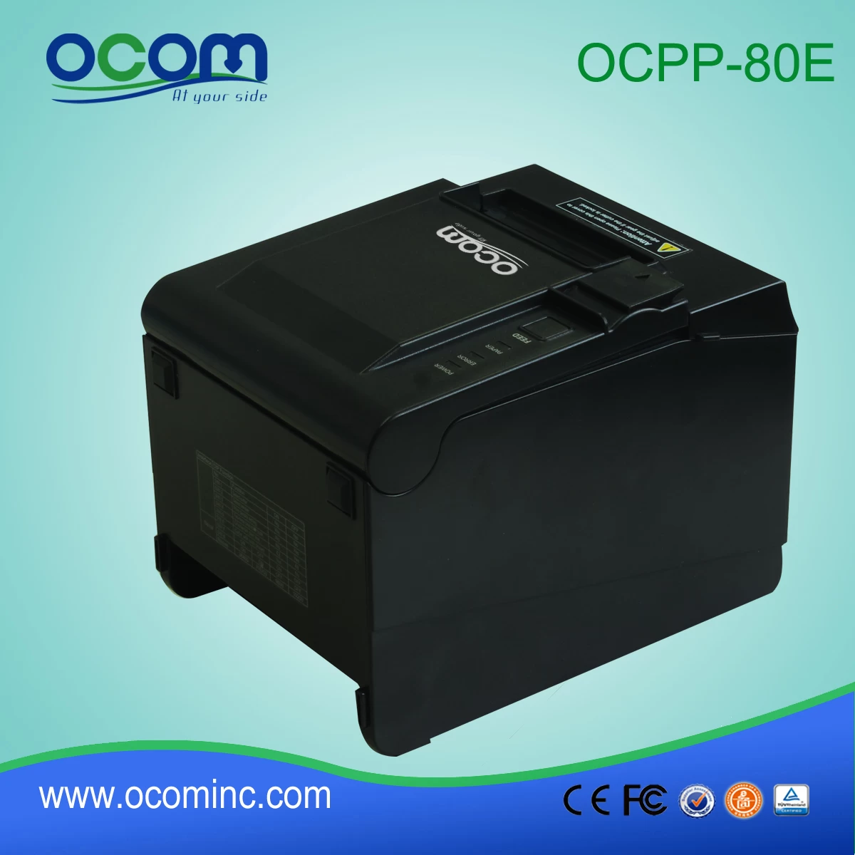 OCPP-80E-US 80mm Thermal Printer With Auto Cutter USB+RS232 Ports