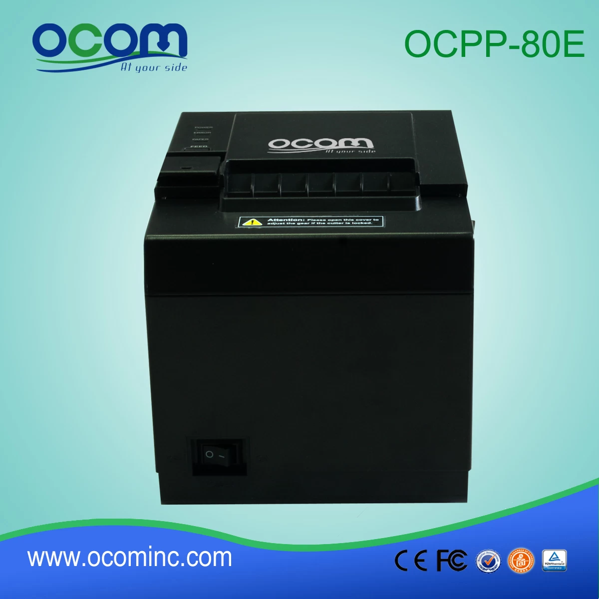 OCPP-80E-US 80mm Thermal Printer With Auto Cutter USB+RS232 Ports