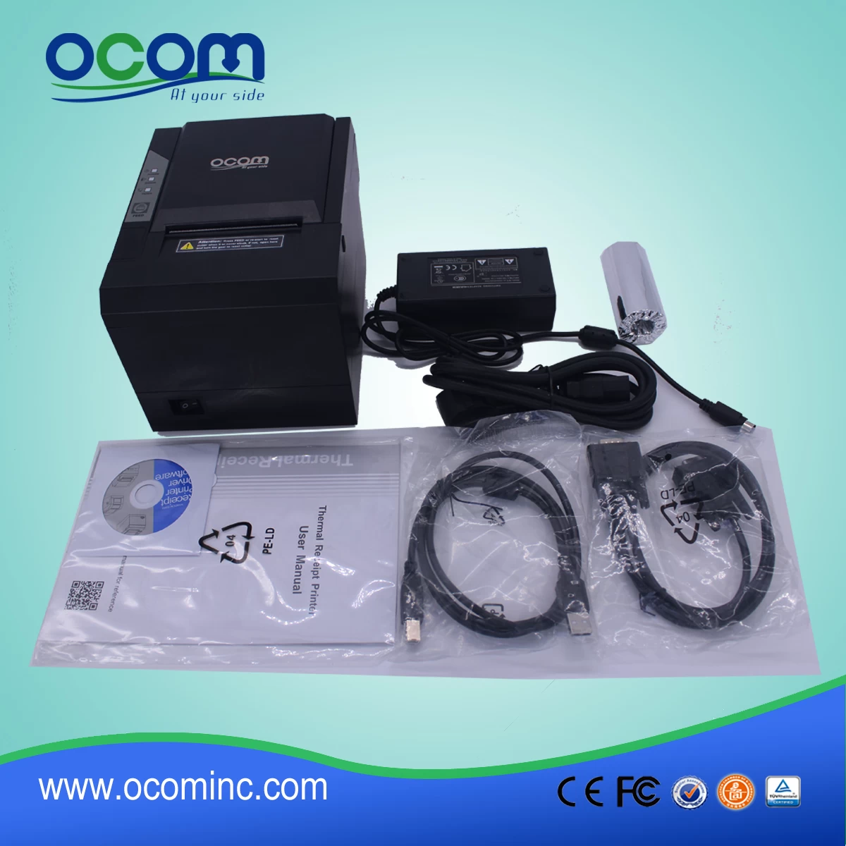 OCPP-80G 80mm ethernat restaurant bill printer online order printer