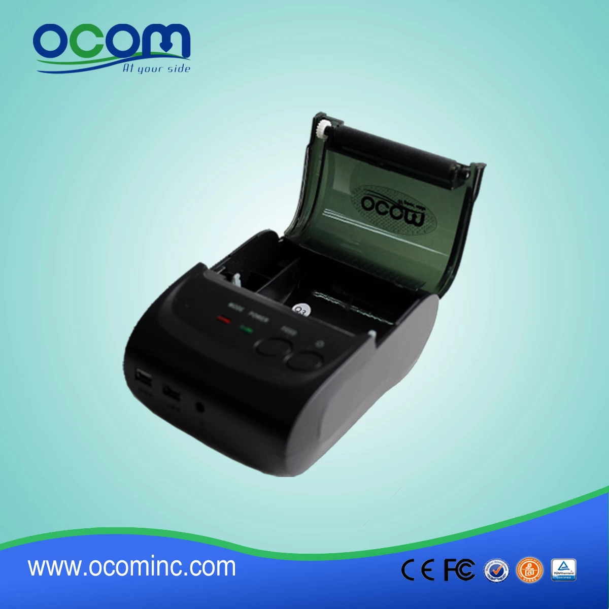 OCPP-M05: 2" Handheld Battery Operated Android Compatible Bluetooth Thermal Printer