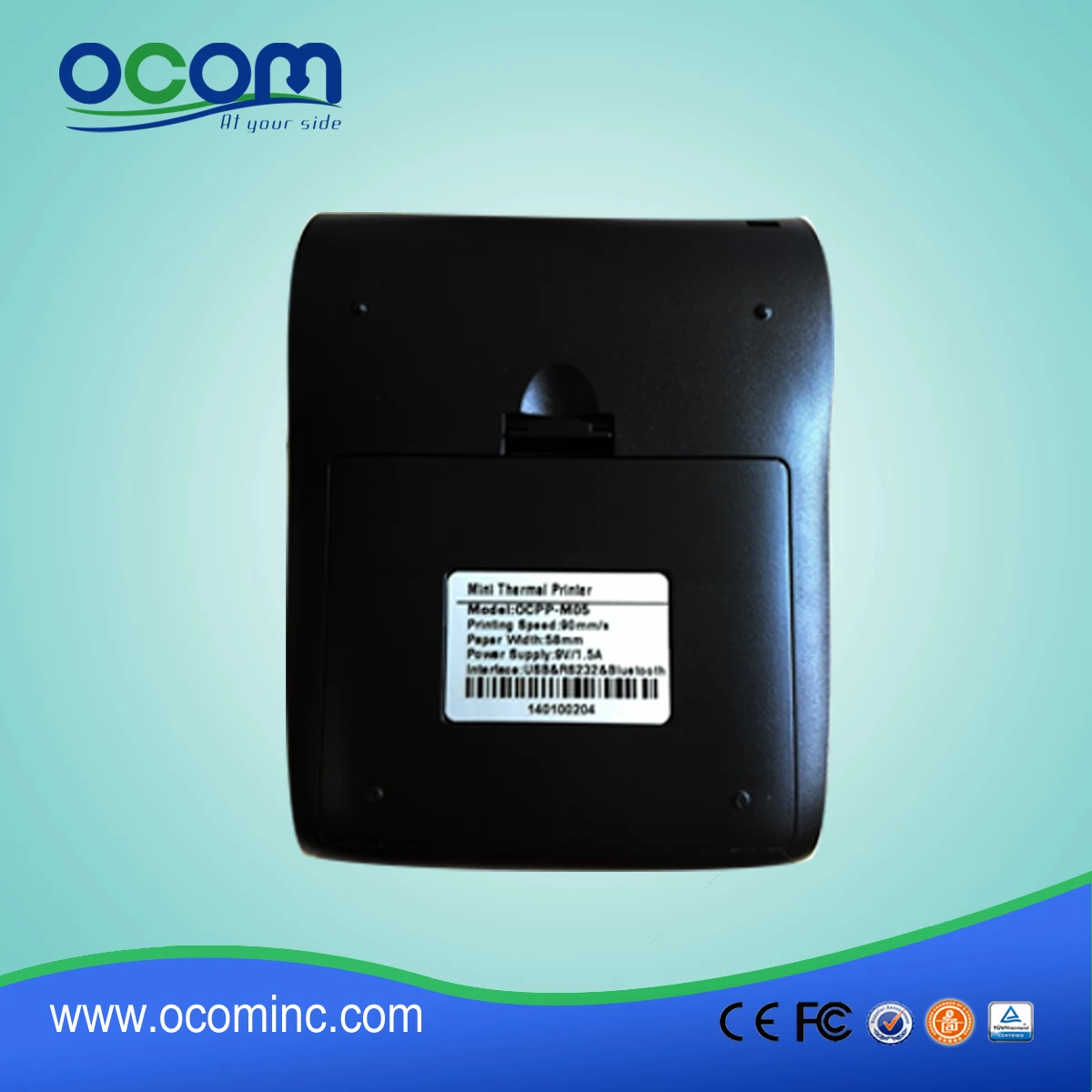 OCPP-M05: 2015 hot mini printer bluetooth pos printer, wireless thermal printer