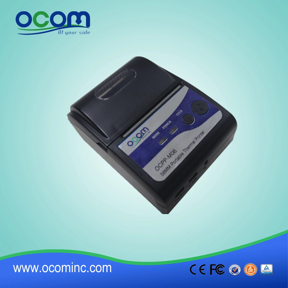 (OCPP-M06)China factory OCOM bluetooth mini printer, mini printer 58mm