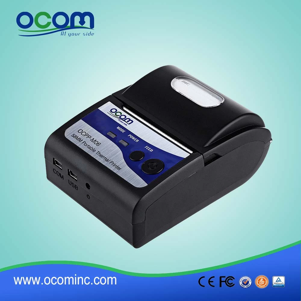 OCPP-M06 Mini imprimante thermique portable avec Bluetooth
