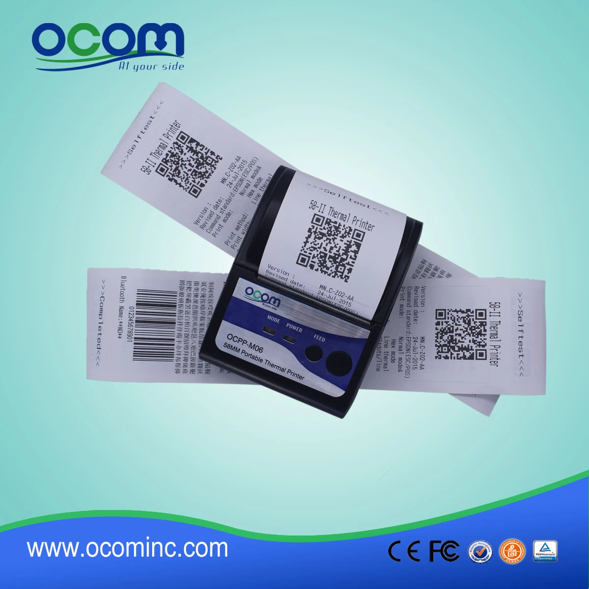 (OCPP-M06) OCOM 2015 Hot selling android handheld printer, handheld printer for sale
