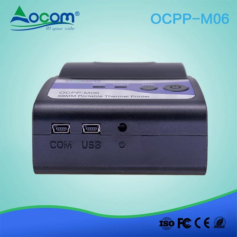 OCPP-M06 Portable Wireless Bluetooth 58mm Mini Pos Android Printer