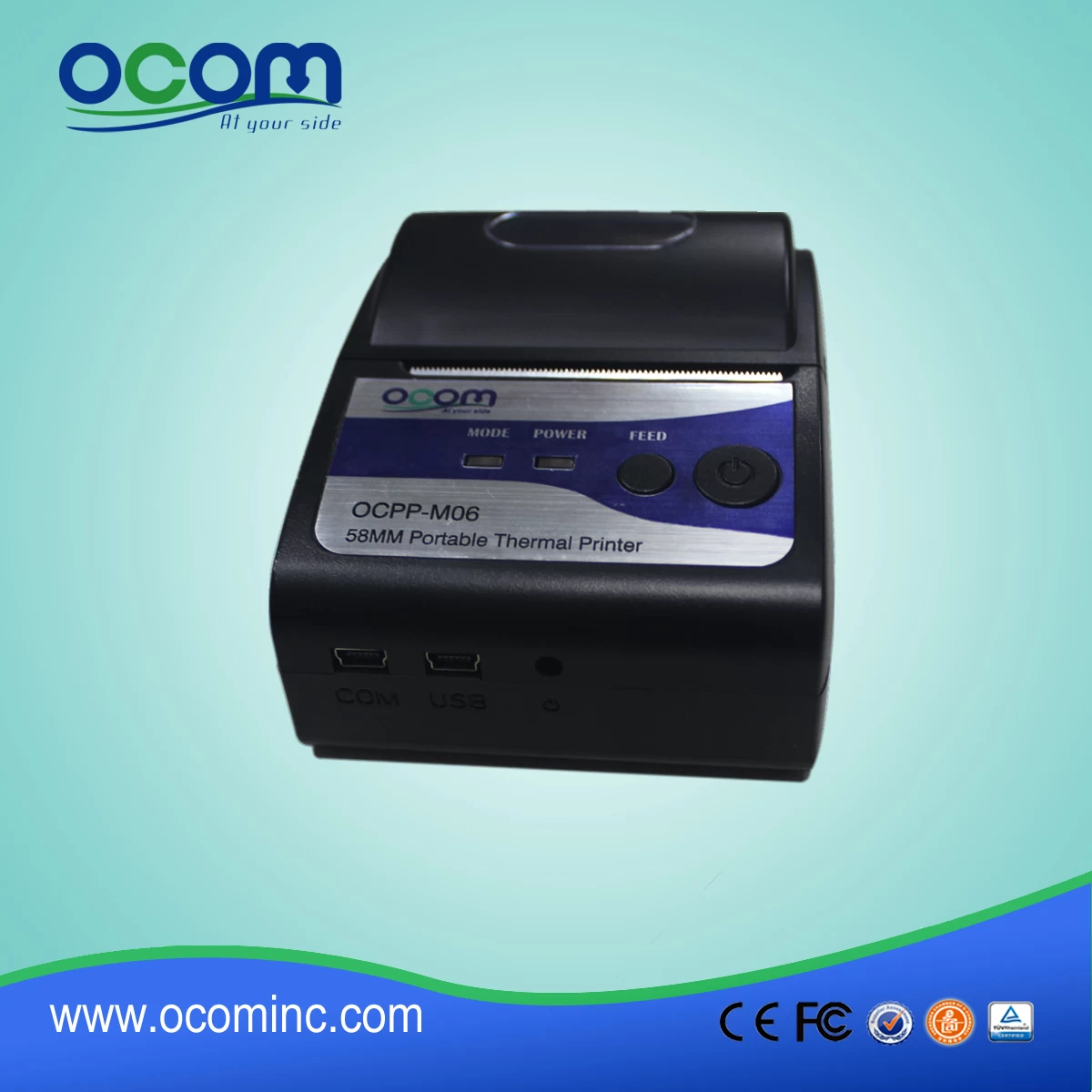 OCPP-M06 USB Powered Mini Taxi Receipt Thermal Printer for Android