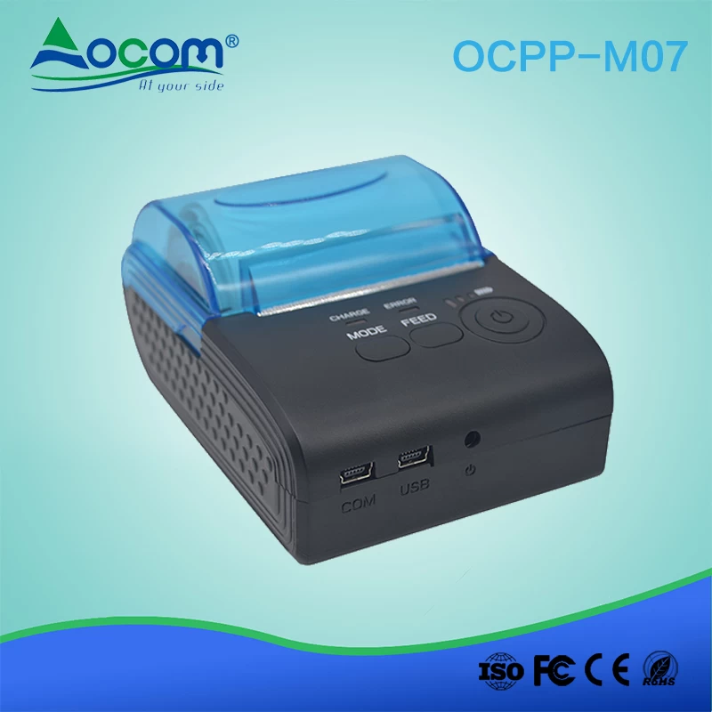 Peuter radar detectie OCPP-M07 Draagbare batterij 58mm qr code mobiele bluetooth mini bonprinter