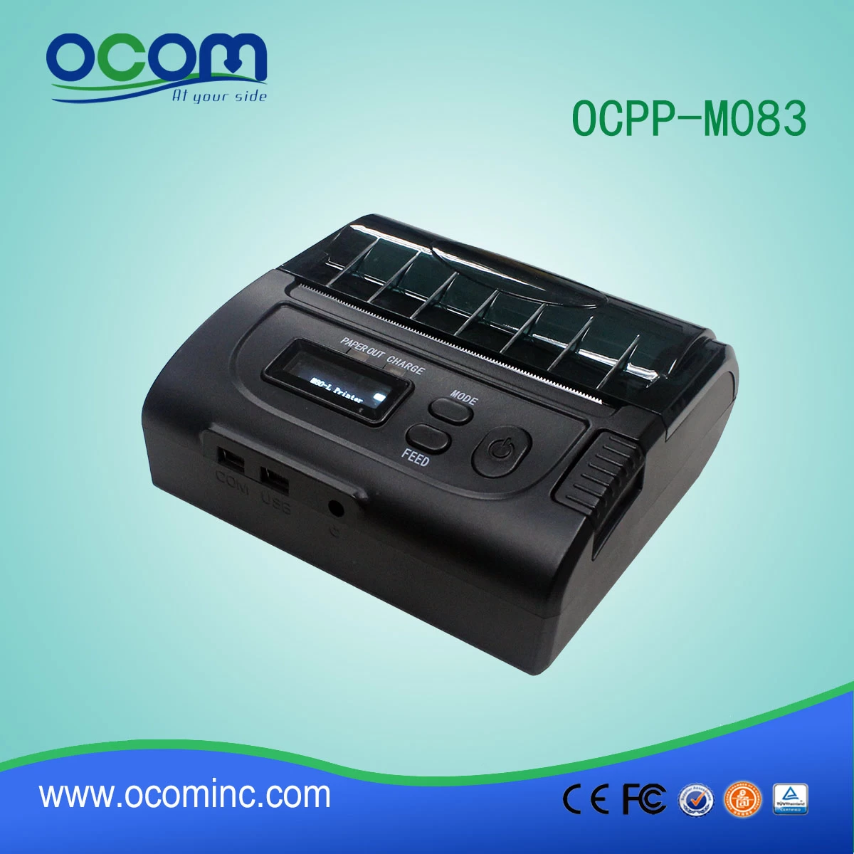 OCPP-M083 80mm handheld mobile bluetooth printer support IOS