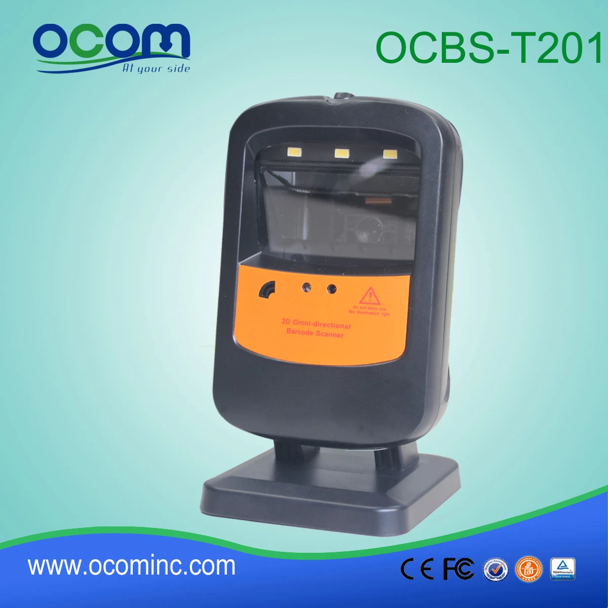 Omni-directional Flatbed 2D Barcode Scanner