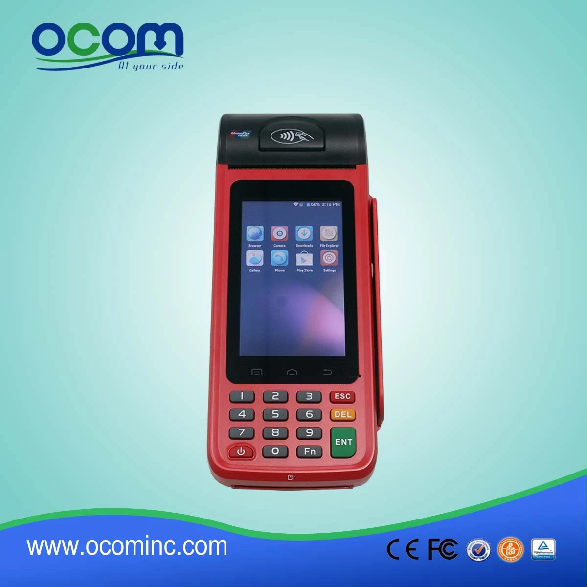 P8000 Wireless Android 3g Handheld POS Terminal