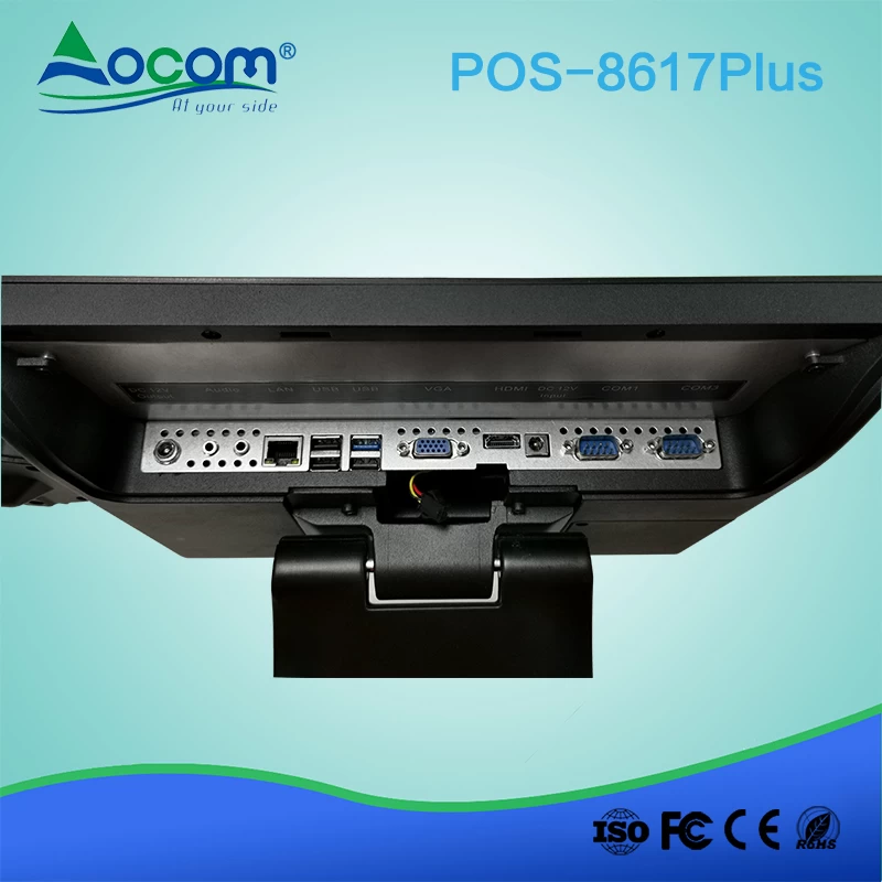 POS-8617Plus Restaurant 15.1 inch windows touch pos all in one pc