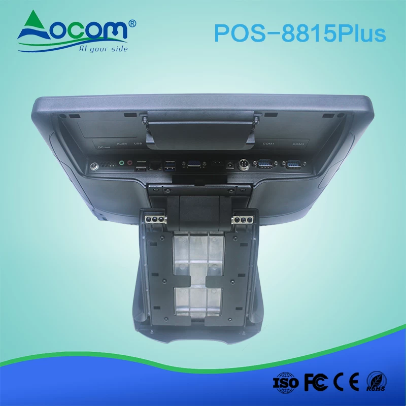 POS -8815Plus Configurazione aggiornata Dual Touch Screen Tutto in un terminale POS