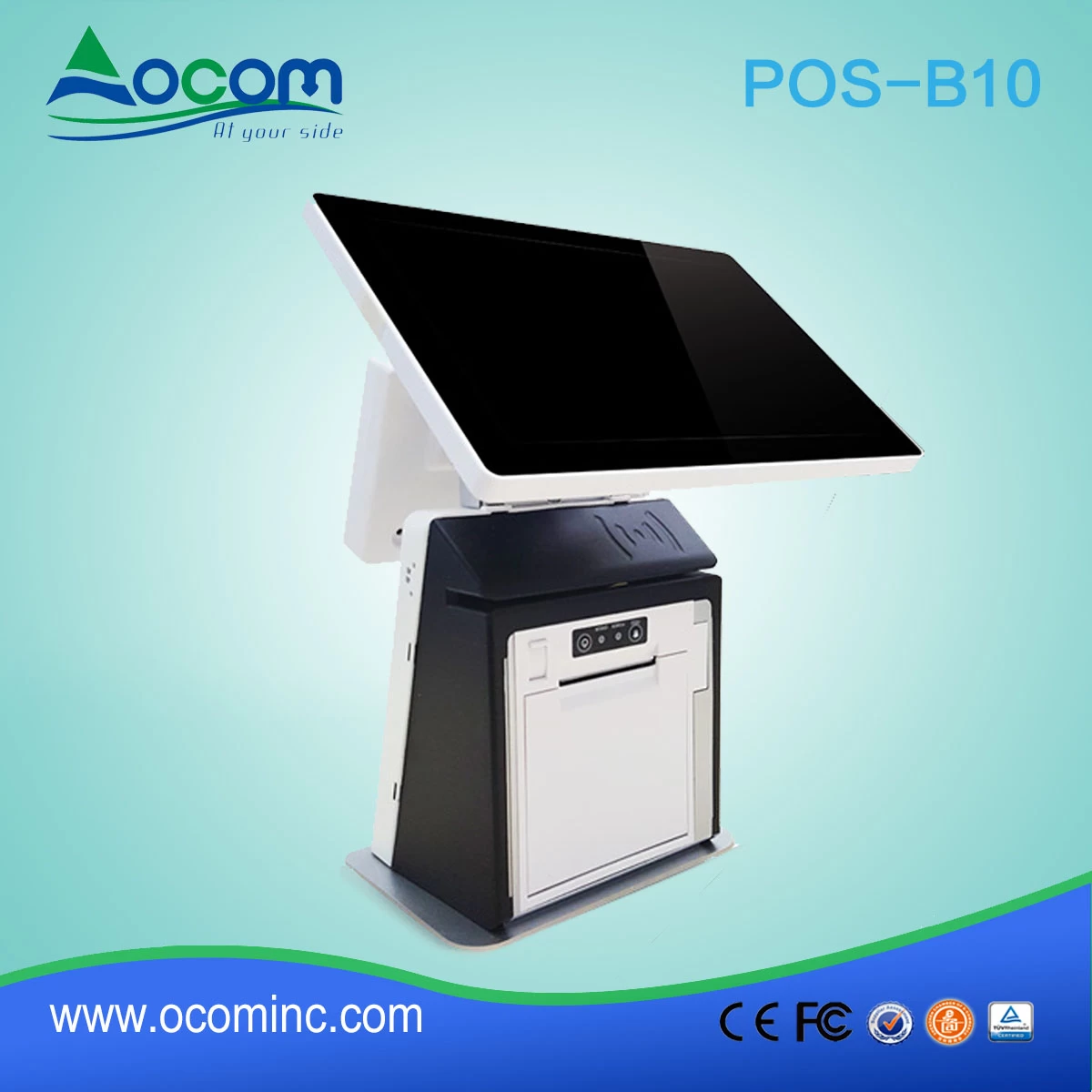 POS-B11.6 11.6inch car parking pos system with ticket printer