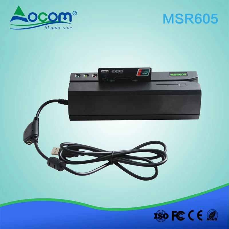 POS USB software stripe card writer msr 605 msr reader