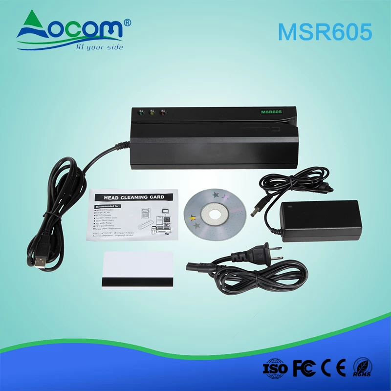 Track 3 – lecteur de bande magnétique MSR, encodeur MSR-606
