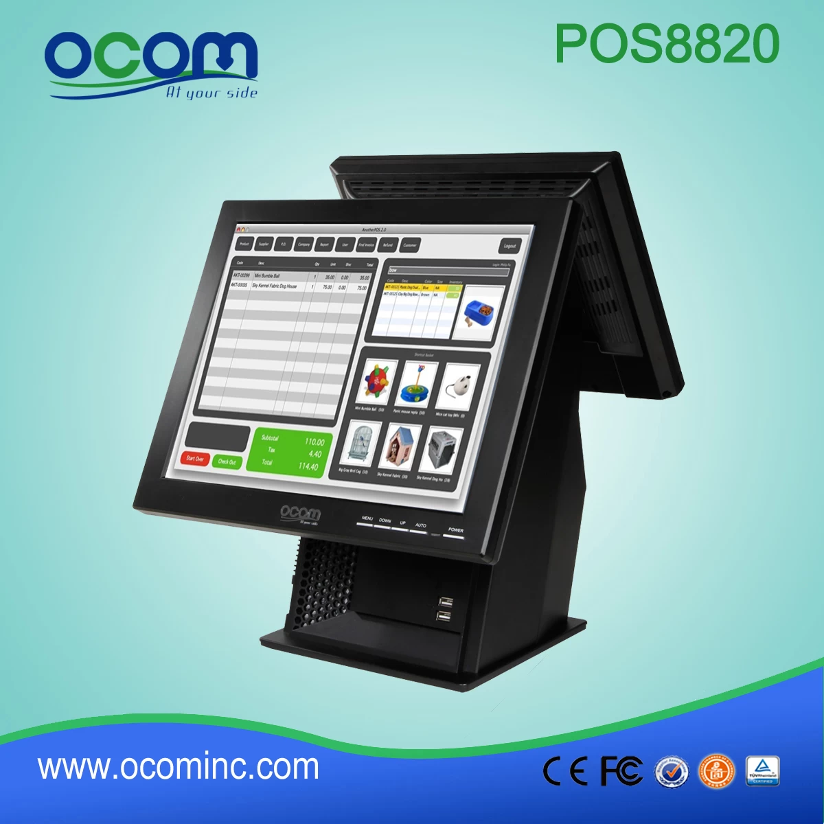 15 Inch All-In-One Touch Screen POS Machine(POS-8820)