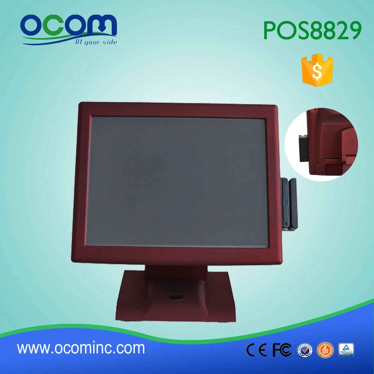 POS8829 15 Inch Touch POS Cashier Device for Restaurant