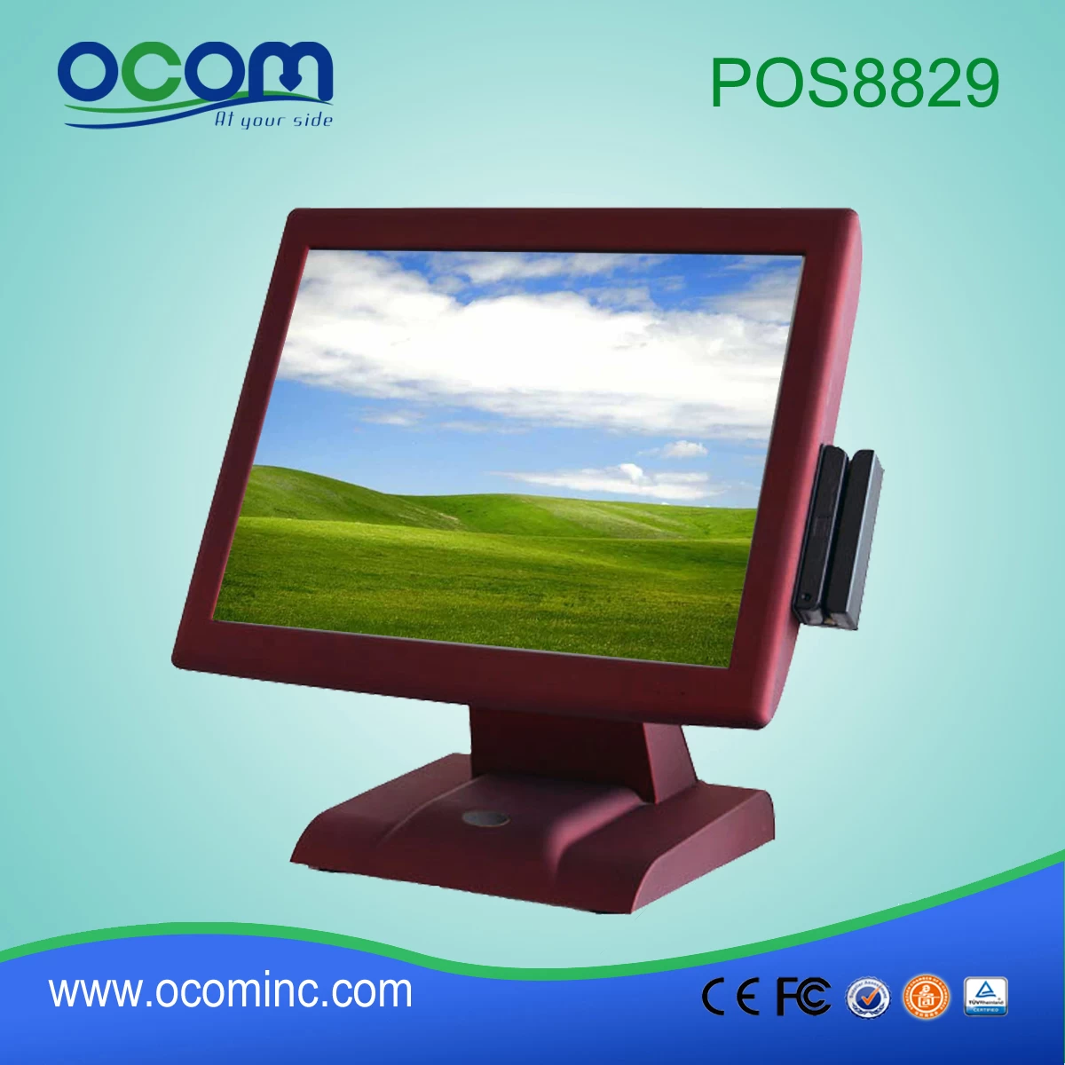 POS8829 15" windows touch screen all in one POS