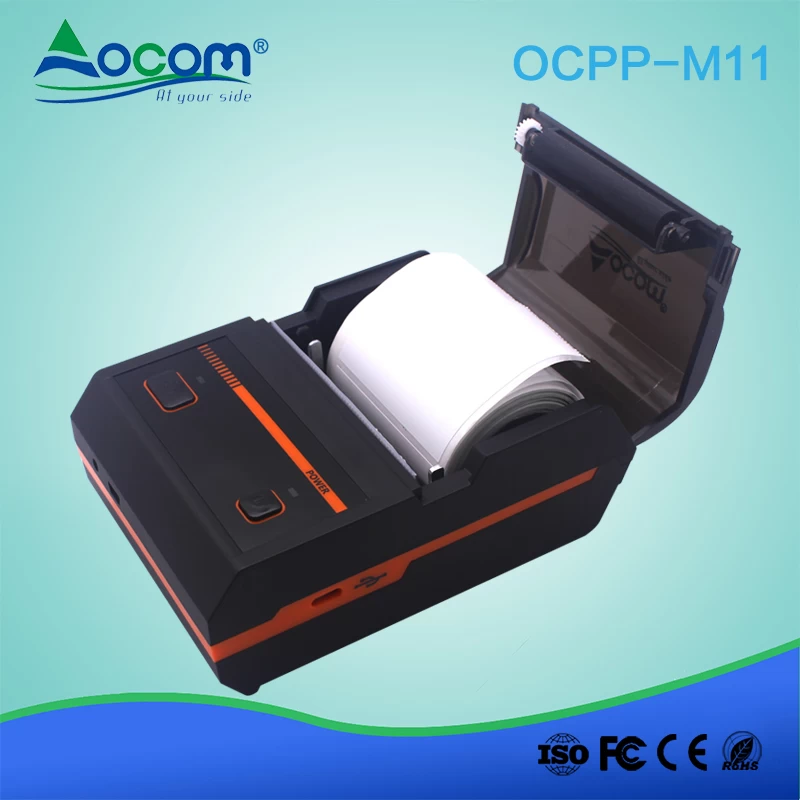 Portable Bluetooth Thermal Label Printer with Rechargeable Battery