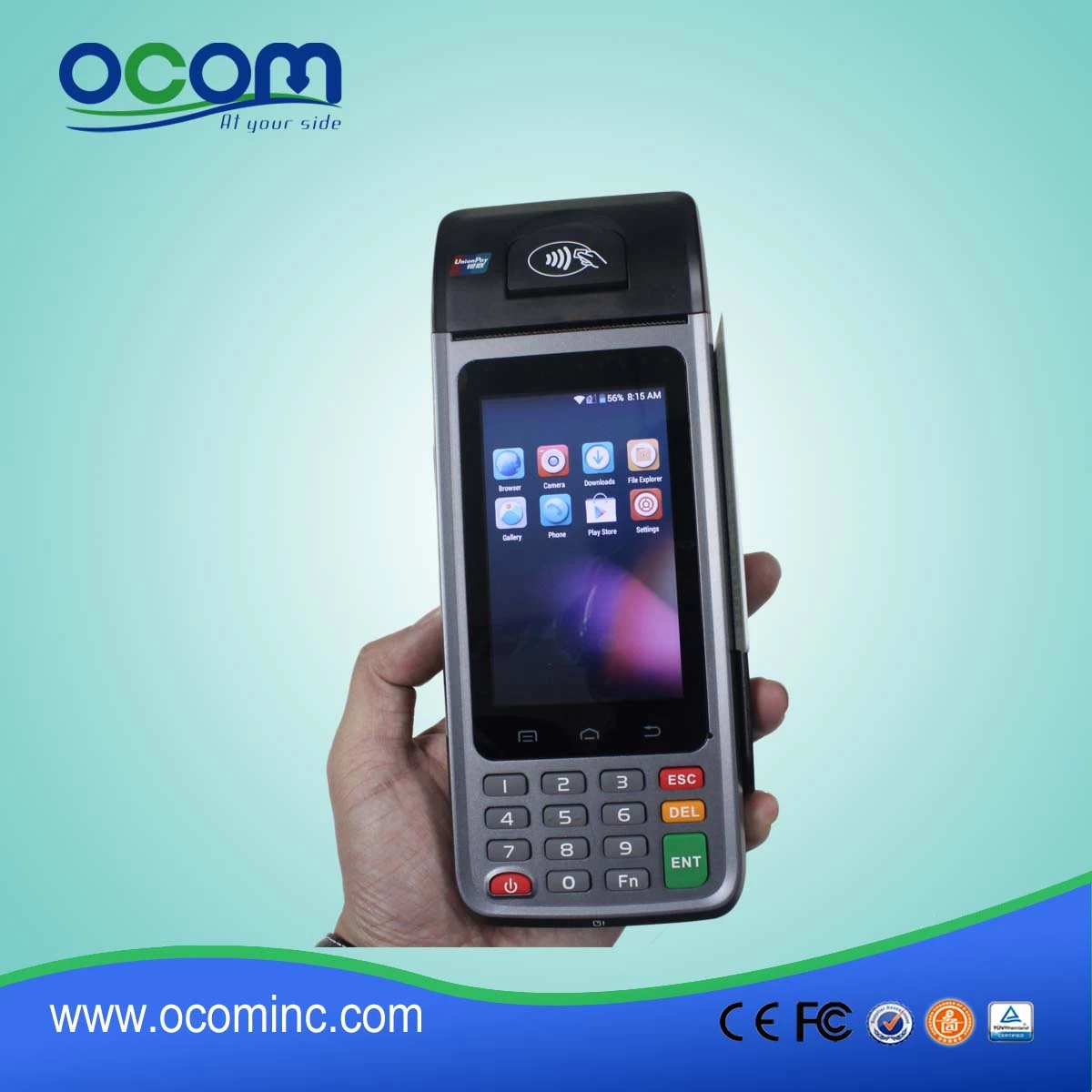 Portable Touch pos terminal with sim card  (POS-T8)