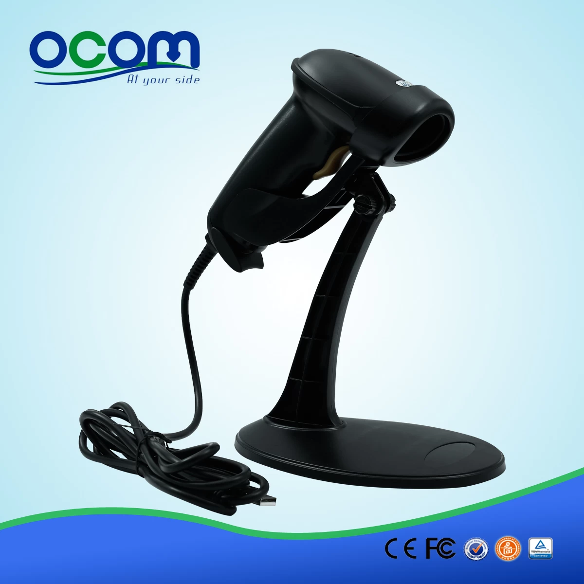 Portable auto barcode scanner 1D Barcode Scanner for POS System (OCBS-LA04)