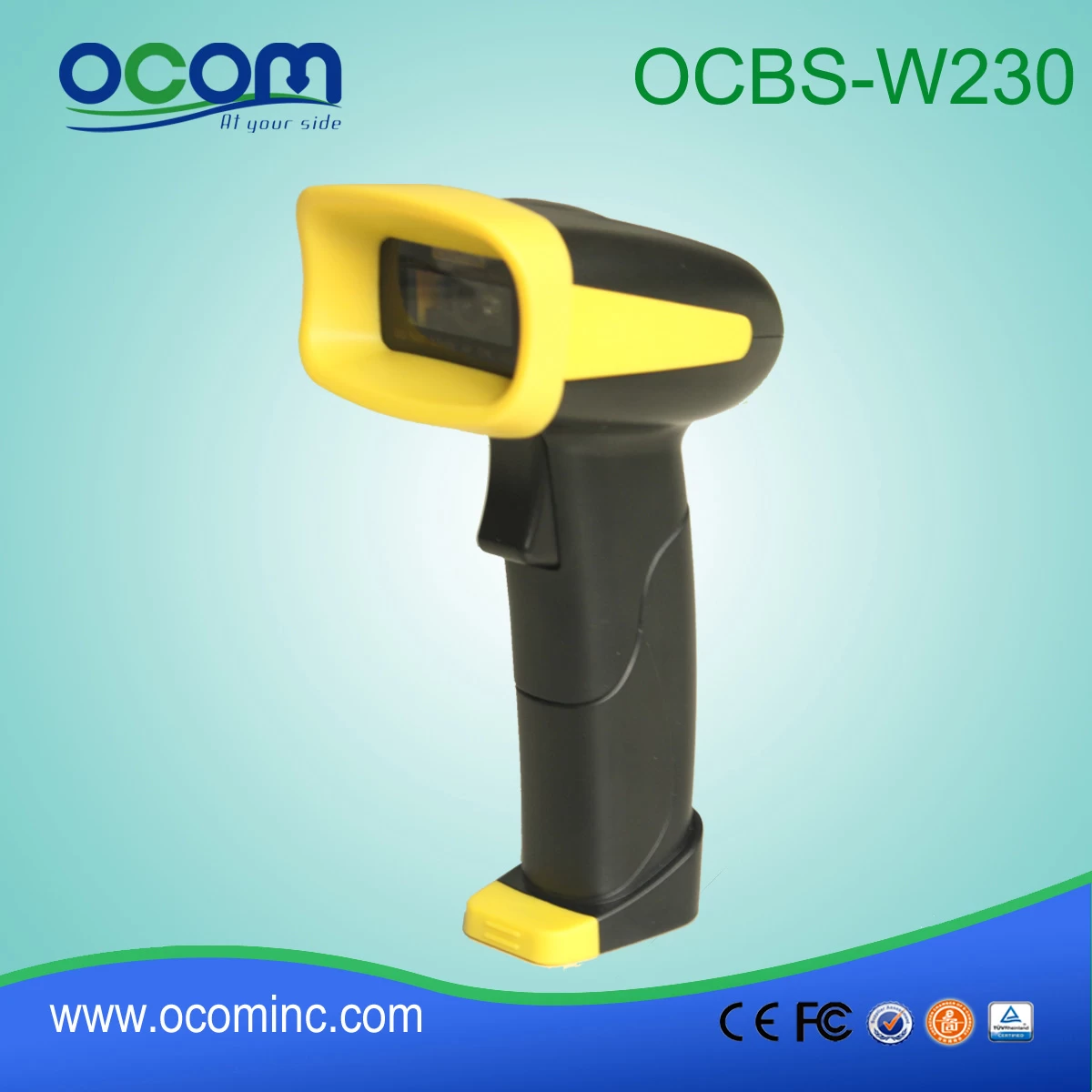 QR Code Bluetooth o 433HMz wireless Android palmare Barcode scanner