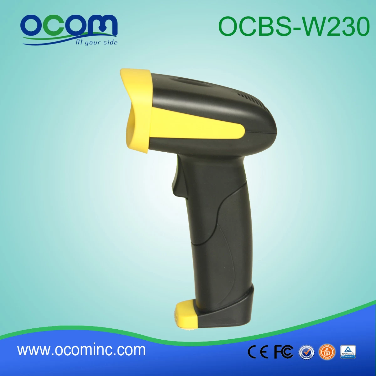 QR Code Bluetooth o 433HMz wireless Android palmare Barcode scanner