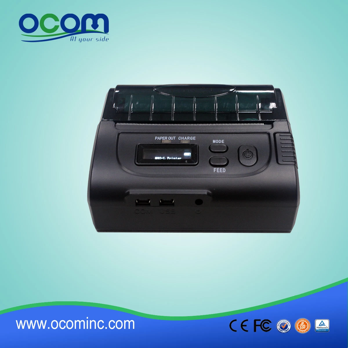 (OCPP-M083-W) Rugged 80mm Android IOS WIFI POS mobile thermal printer