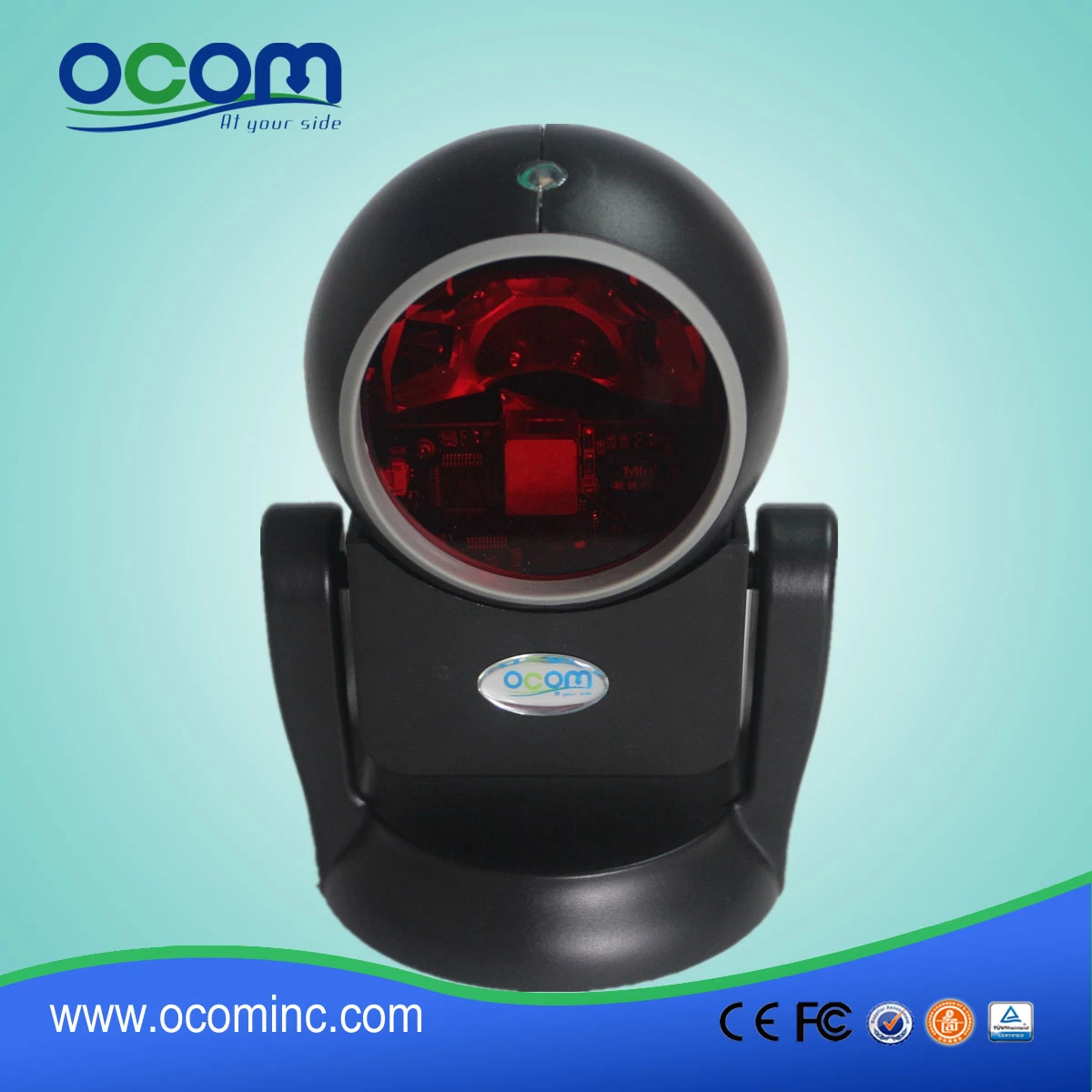 (OCBS- T007) Small  Fixed Omni-directional Laser Barcode Scanner
