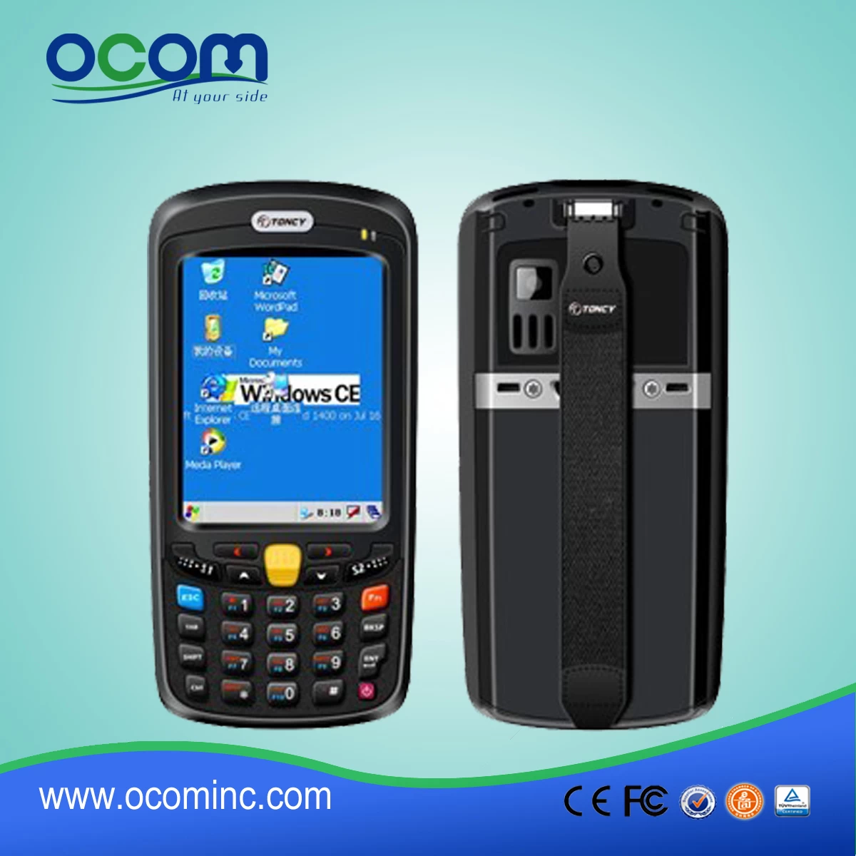 Support Win CE Data Collector Scanner with RFID Reader (OCBS-D008)
