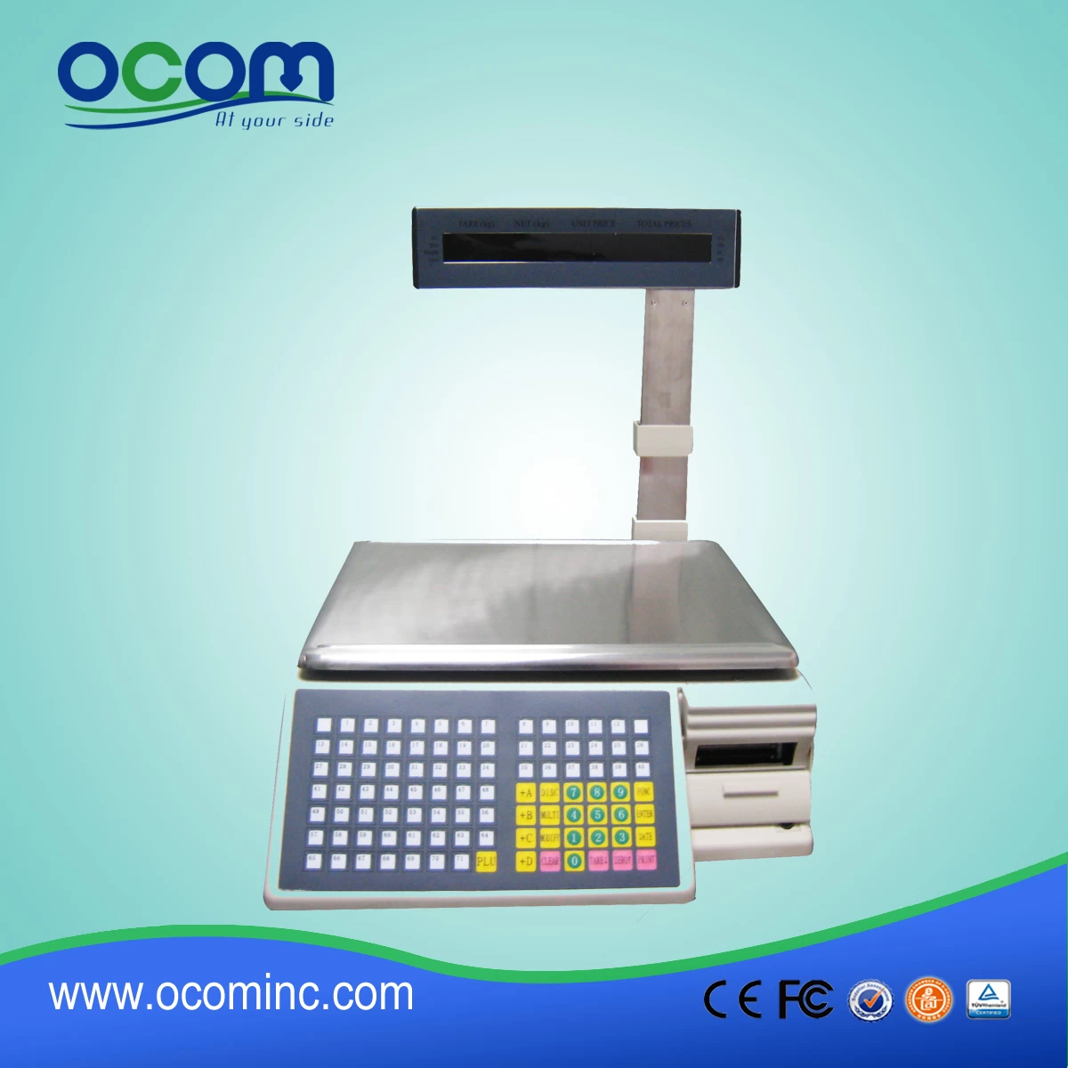 TM-AA-5D Retail Barcode Label Printing Electronic Scales with label printer