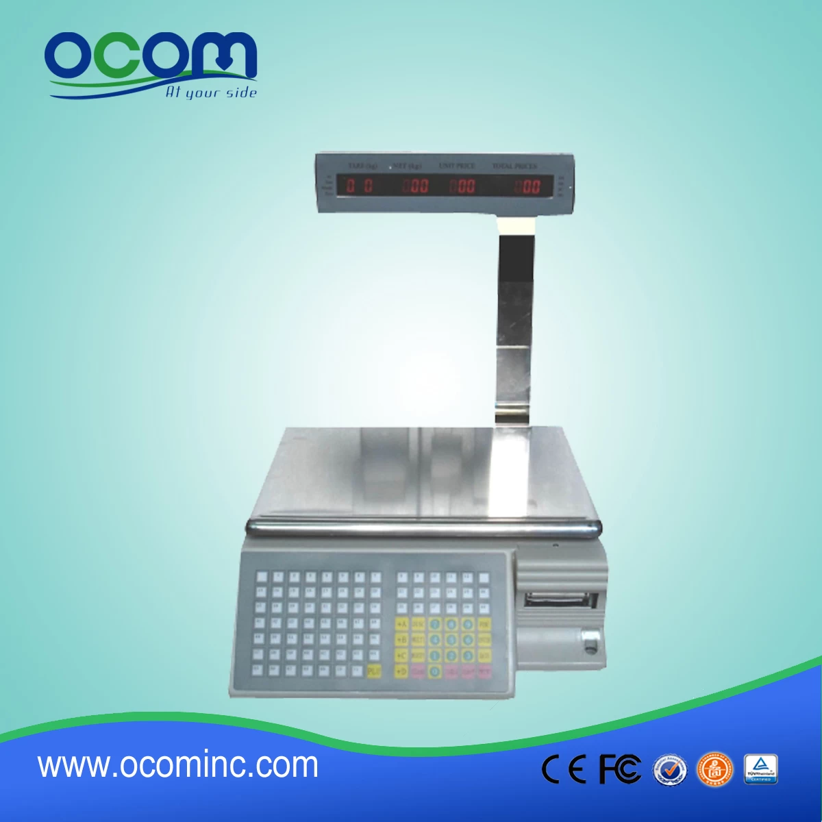 TM-AA-5D Retail Barcode Label Printing Electronic Scales with label printer