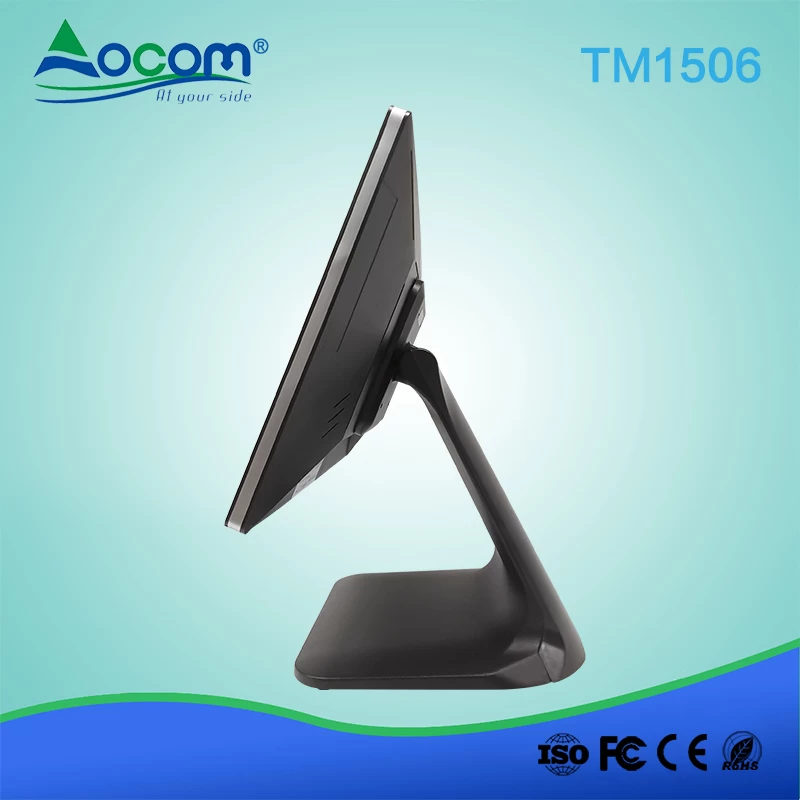 TM1506 1366 * 768 VGA HDMI LCD POS 15.6 monitor de pantalla táctil