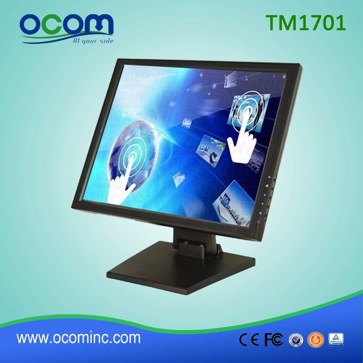 TM1701 China Touch Screen Vending Machine Desktop Monitor