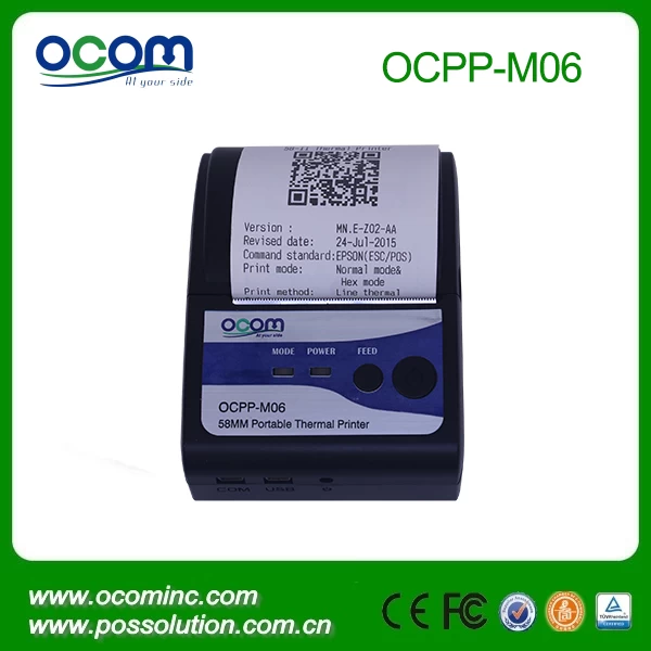 Wireless Bluetooth Thermal Printer For Mobile