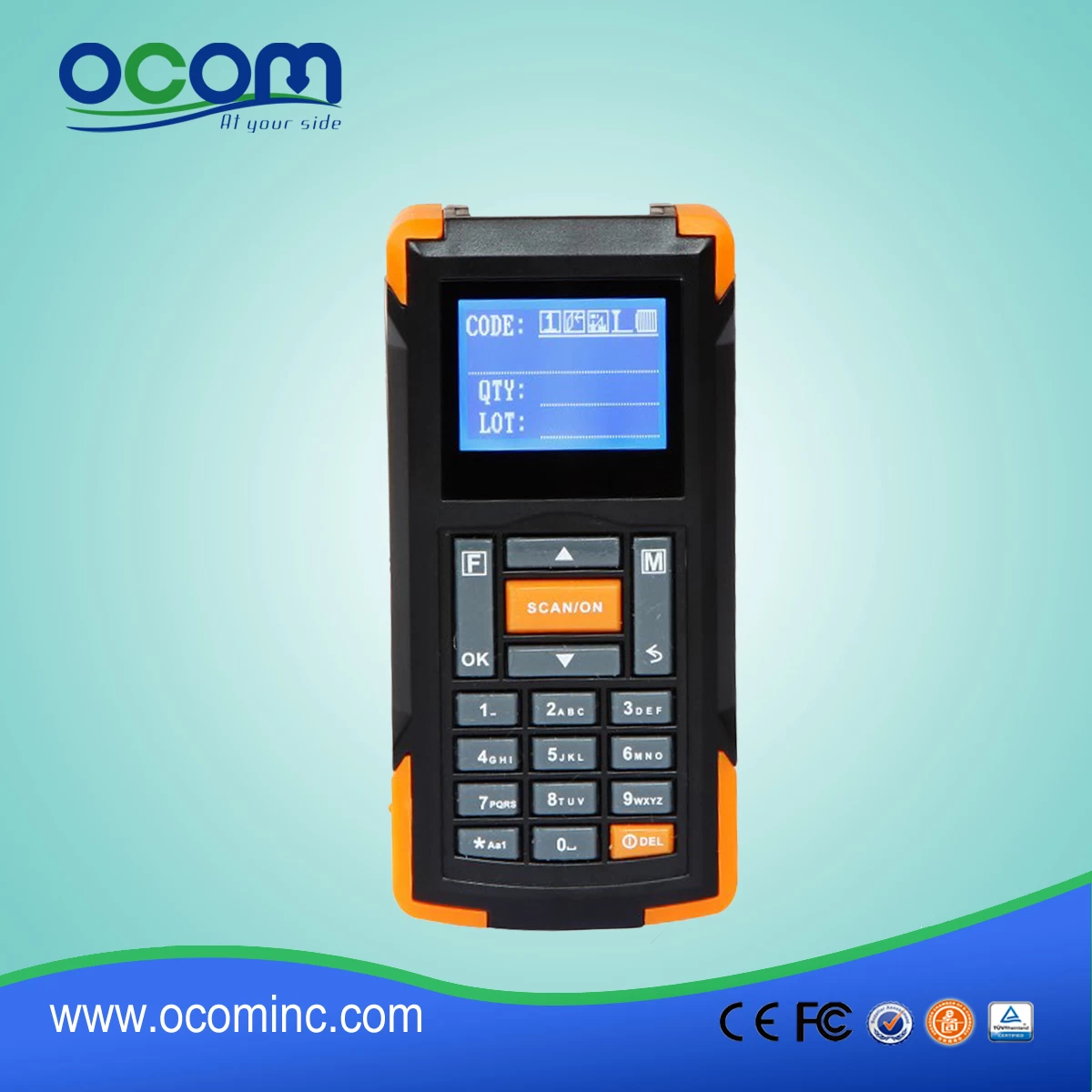 Wireless Mini Portable Bluetooth Stocktaking Terminal OCBS-D105