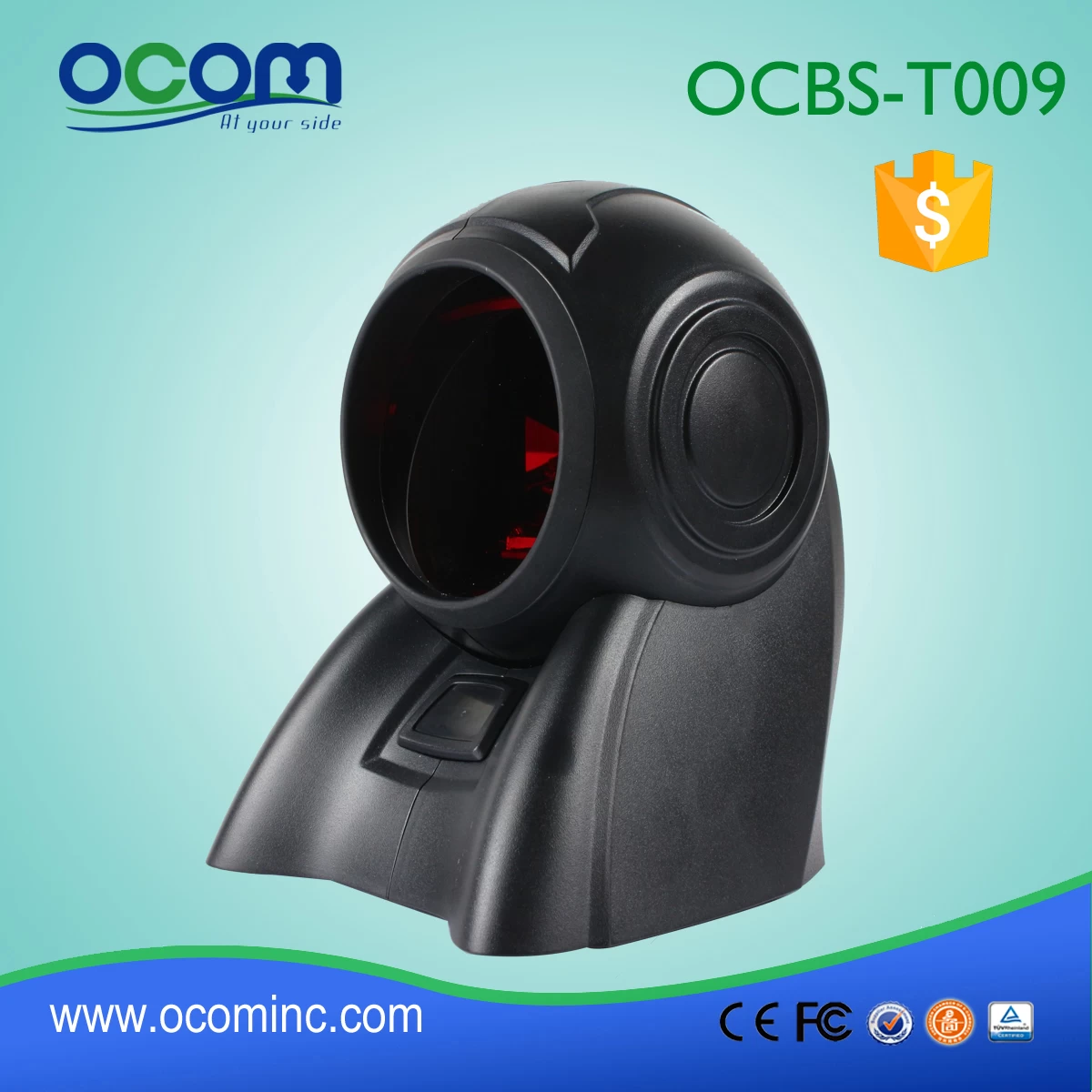 android Omni barcode laser scanner inventory, table top omni barcode scanner
