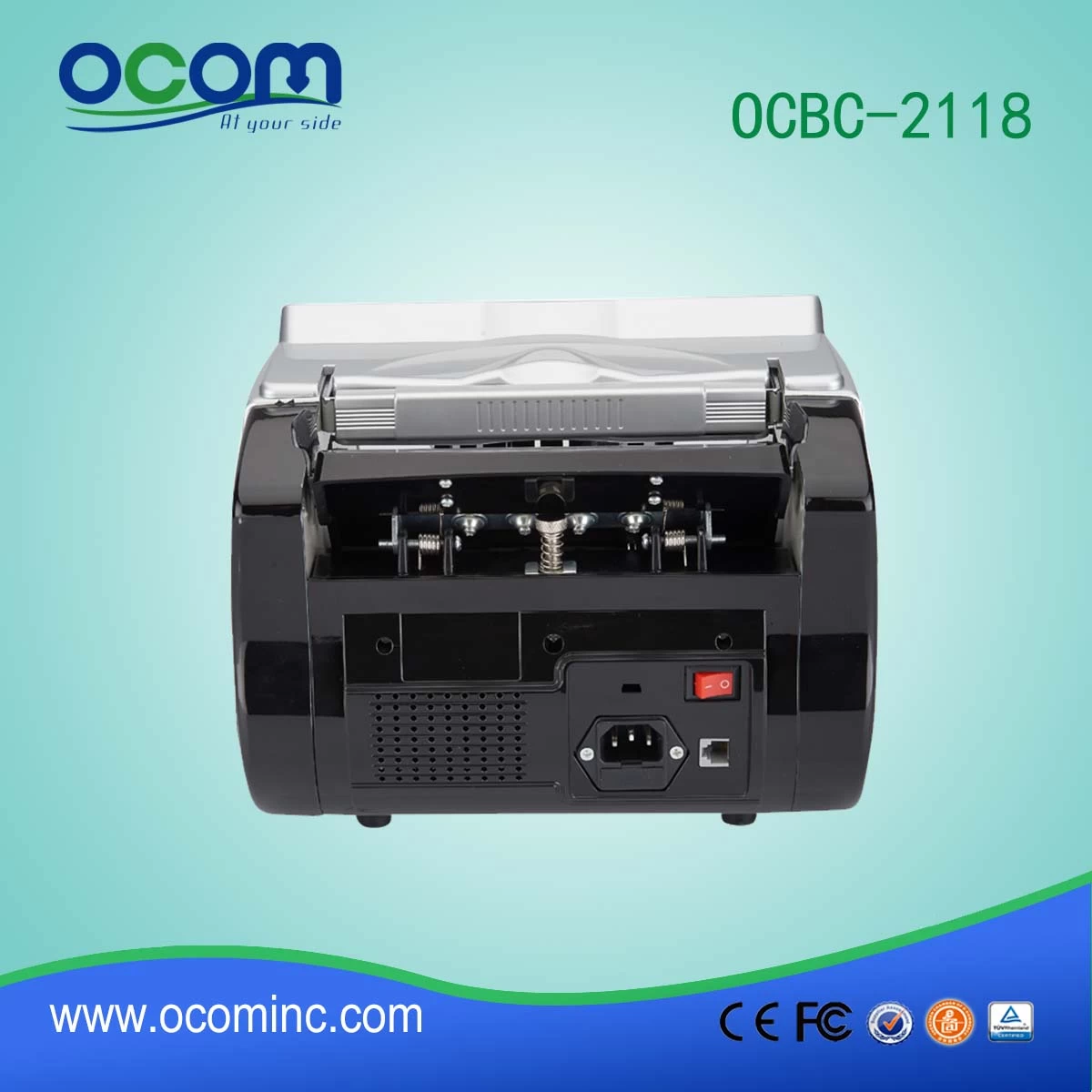 banknote bill cash money counter with fake currency detector for POS application (OCBC-2118)