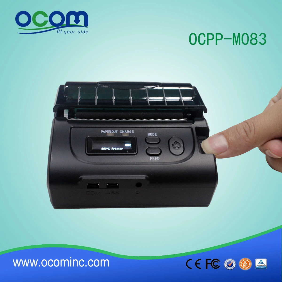 wifi portable mini thermal printer for POS application （OCPP-M083）