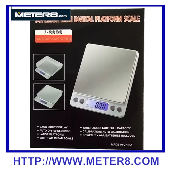 Mini Digital Scale i2000 0.01g/500g Superior Digital Platform Scale