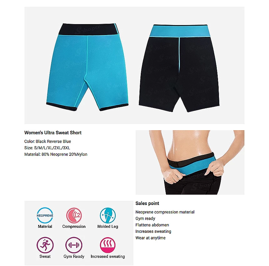 China Hot Slimming Sweat Shorts Wholesales