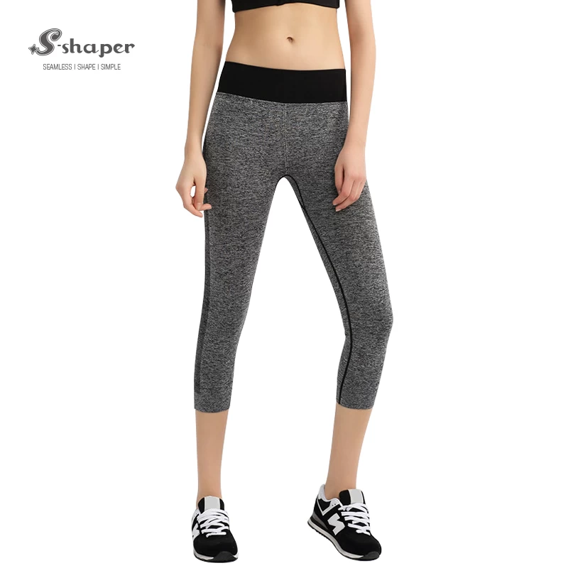 Adult Slim Fit Yoga Crop Pants On Sales