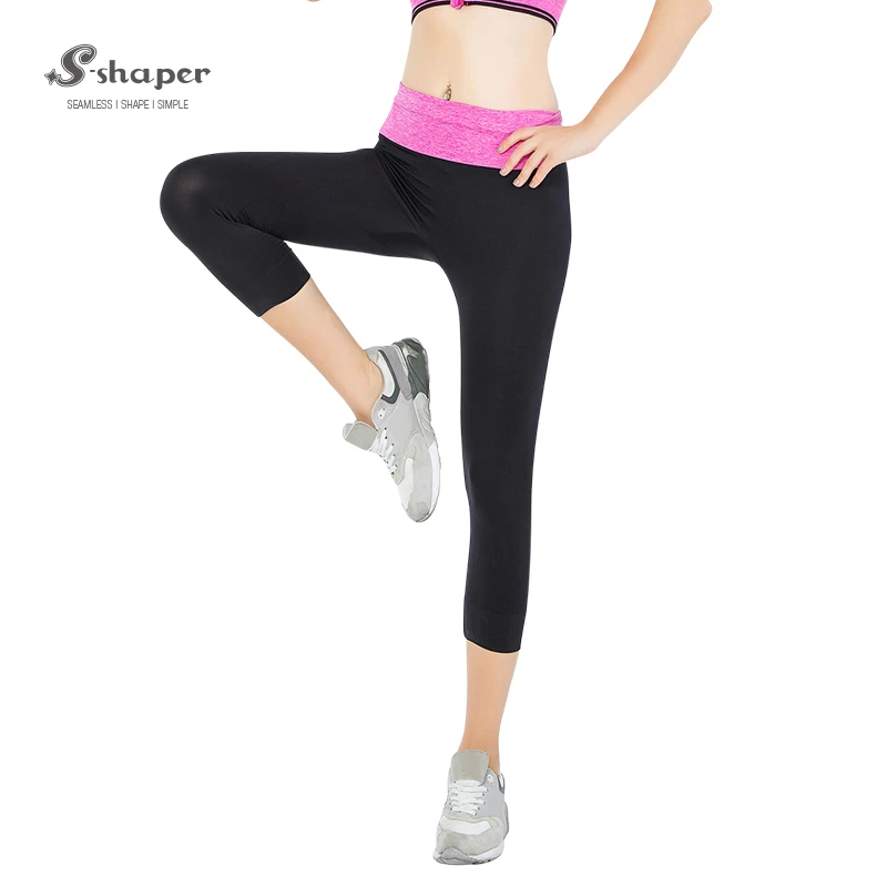 Adult Slim Fit Yoga Crop Pants On Sales