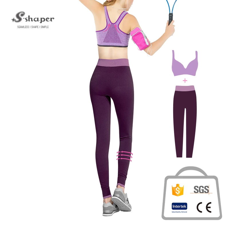 Breathable Zipper Yoga Bra Set Factory