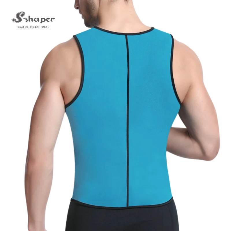 Men's Ultra Sweat Enhancing Thermal Vest With Zipper Factory