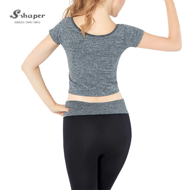 Women's Active Short Sleeve Shirts Yoga Set Factory