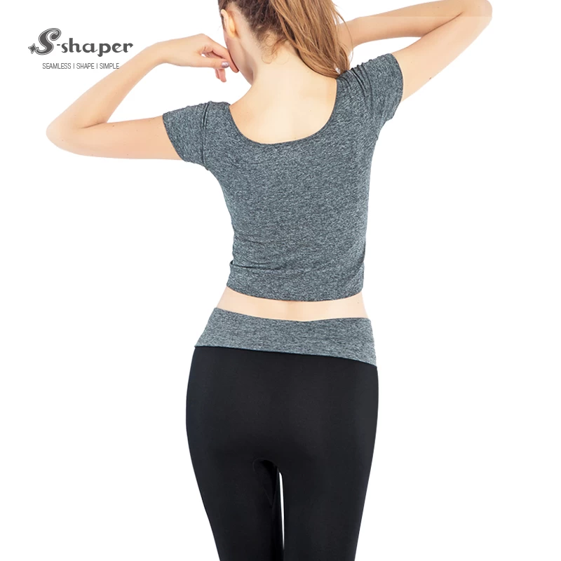 Women's Active Short Sleeve Shirts Yoga Set Manufacturer