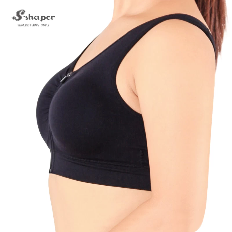 Women's Seamless Zipper Front Sports Bra Factory